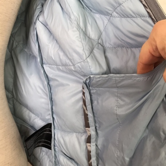 BERNADO Women’s Silver Light Weight Puffer Down Feather  Jacket Sz M - Picture 5 of 8